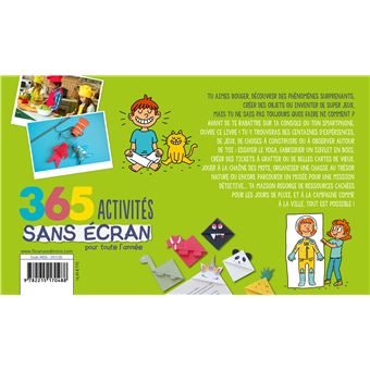 365 activités sans écran pour toute l'année