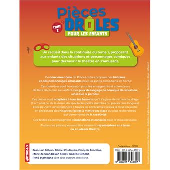 Pièces drôles pour les enfants 7-11 ans - Tome 2