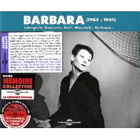 Interprète Brassens - Brel - Moustaki - Barbara - 1955-1961