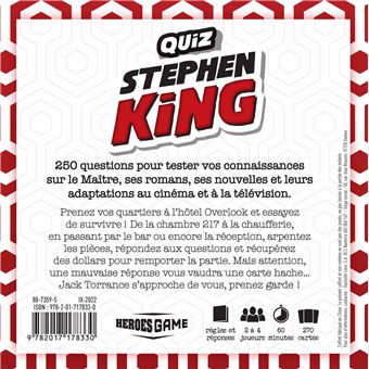 Boîte Quiz Stephen King