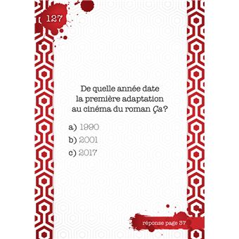 Boîte Quiz Stephen King