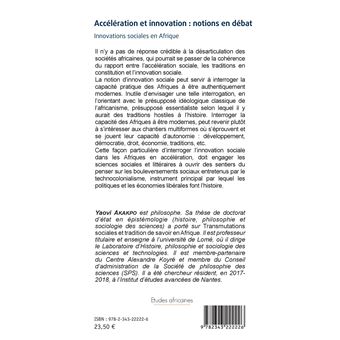 Accélération et innovation : notions en débat