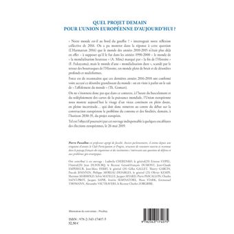Quel projet demain pour l'Union européenne d'aujourd'hui ?