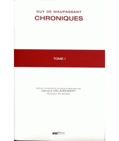 Chroniques - Guy De Maupassant - broché