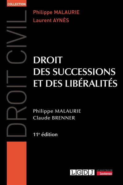 Droit des successions et des liberalites - 8eme edition