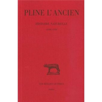 Histoire naturelle. Livre XXIII