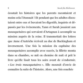 Sarah fête Halloween