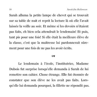 Sarah fête Halloween