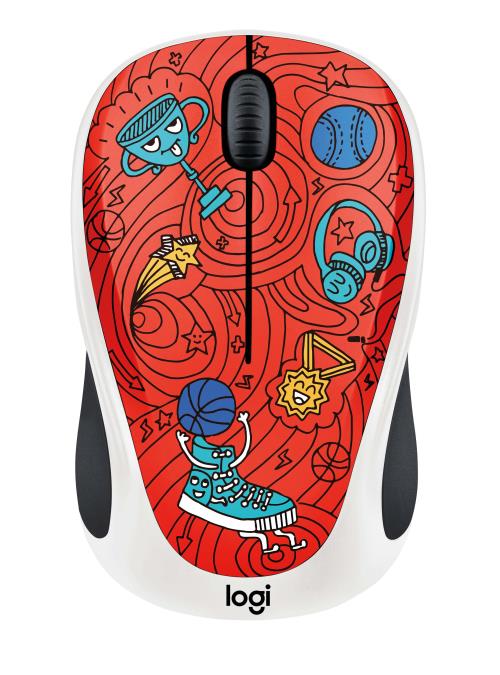 Souris sans fil Logitech Doodle M238 Champion Coral