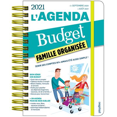 Agenda du budget 2021 (de sept 2020 à août 2021)
