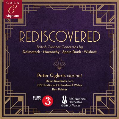 Rediscovered Concertos britanniques pour Clarinette
