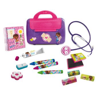 Clementoni Doc McStuffins – Mallette 2 En 1 – Jeu Mémoire + Domino – Dès 3 Ans
