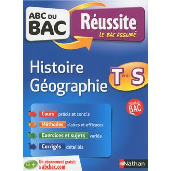 Abc Du Bac Réussite Histoire Géographie Terminale S - 