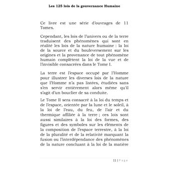 Les 125 lois de la gouvernance humaine