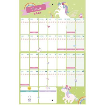 Organiseur Mémoniak Licornes 2020-2021