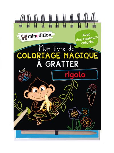 Mon livre de coloriage magique à gratter - filles & licornes : Eva  Schindler - Livres jeux et d'activités