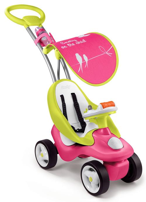 Porteur évolutif Bubble Go Smoby avec roues silencieuses Rose