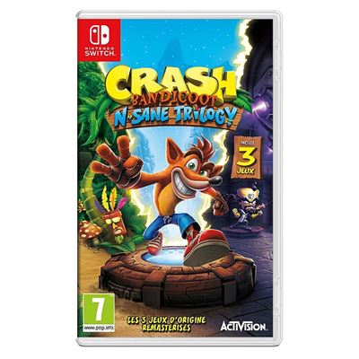 Crash Bandicoot N Sane Trilogy Nintendo Switch Jeux Video Achat Prix Fnac