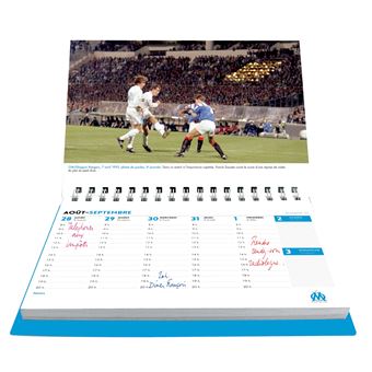 Agenda - Calendrier Olympique de Marseille 2023 - broché - Nicolas