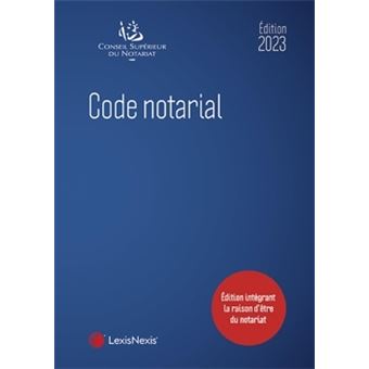Code notarial 2023