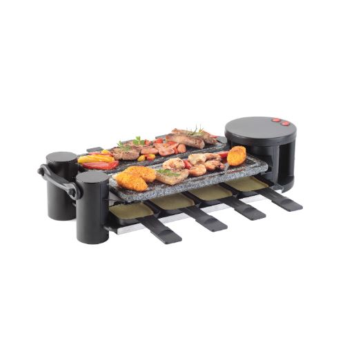 Appareil à raclette et grill Ohmex pliable