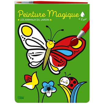 Peinture magique à l'eau Les animaux du jardin