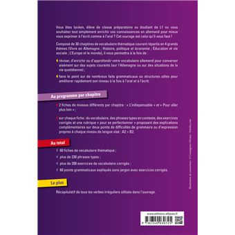 Enrichir son vocabulaire allemand en 30 semaines • Vocabulaire thématique avec exercices corrigés. A2-B2