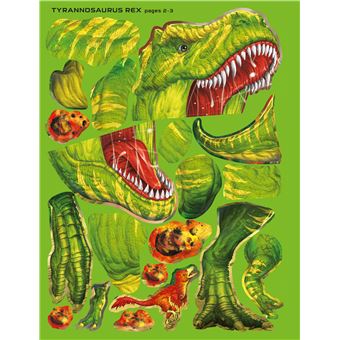 Construis ton tyrannosaure et d'autres dinosaures avec des autocollants