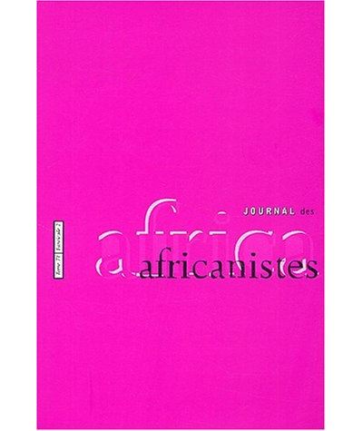 Journal des africanistes