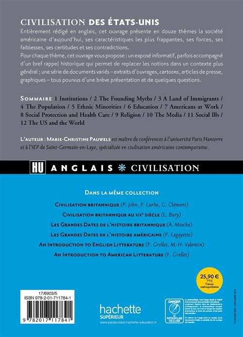 Hu Civilisation Des Etats Unis 8e Edition Broche Marie Christine Pauwels Achat Livre Ou Ebook Fnac Hu Civilisation Des Etats Unis 8e Edition Broche Marie Christine Pauwels Achat Livre Ou Ebook Fnac