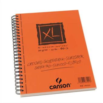 Bloc de 60 feuilles A5 Canson XL® Croquis - Bloc note papier