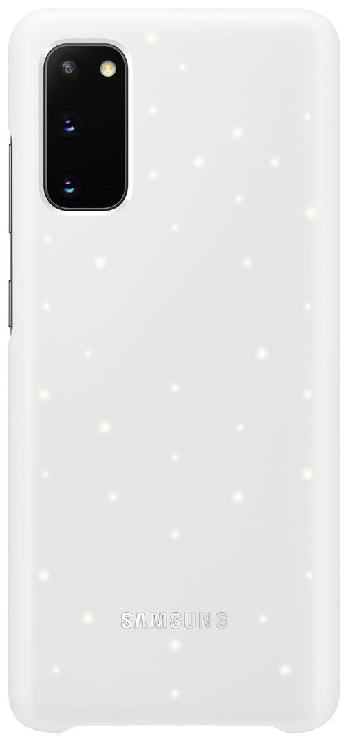 Etui Samsung Galaxy S20 LED Cover Blanc