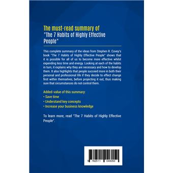 Summary: The 7 Habits of Highly Effective People