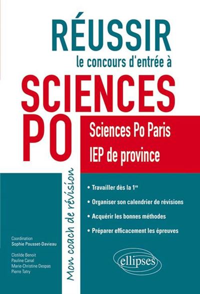 Réussir Le Concours Dentrée à Sciences Po Mon Coach De Révision