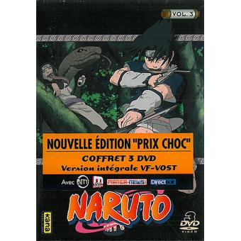 Naruto: coffret 3 dvd vol 3 - DVD Zone 2 - Achat & prix | fnac