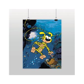 Affiche Marsupilami Plongée