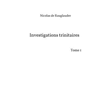 Investigations trinitaires