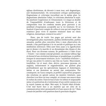 Investigations trinitaires