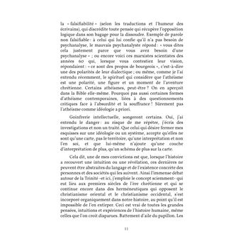 Investigations trinitaires