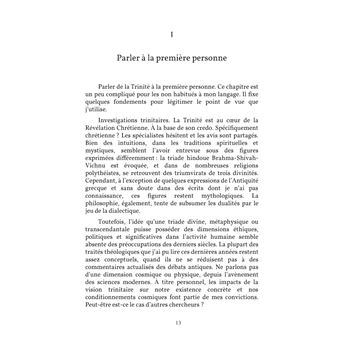 Investigations trinitaires