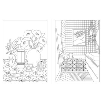 Hygge - 100 dessins à colorier