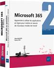 Microsoft 365 - Coffret de 2 livres : Apprendre à utiliser les applications en ligne pour mettre en
