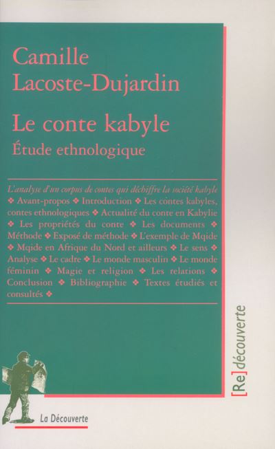 Le conte Etude éthnologique Camille Lacoste-Dujardin - Achat Livre | fnac