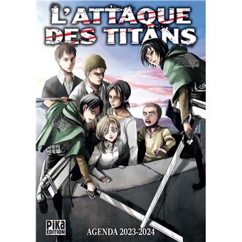 Agenda L'Attaque des Titans 2023-2024