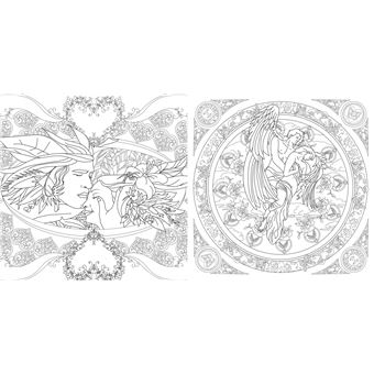 Les Petits carrés d'Art-thérapie Love Mandalas