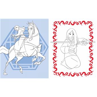 DISNEY PRINCESSES - Mes Coloriages de Rêve - Mulan