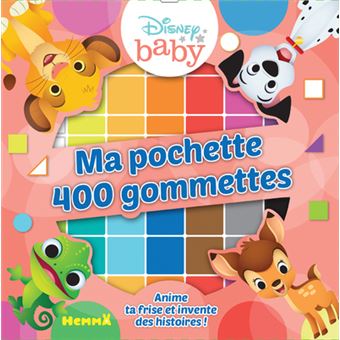 Disney Baby - Ma pochette 400 gommettes (Les animaux)