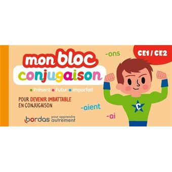 Mon bloc Conjugaison CE1/CE2