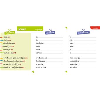 Mon bloc Conjugaison CE1/CE2