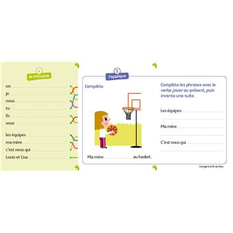 Mon bloc Conjugaison CE1/CE2